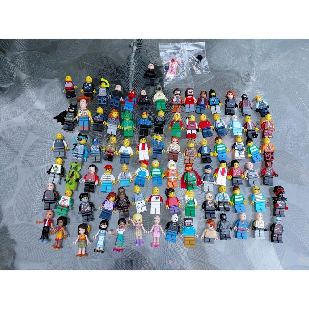 Lot Of 86 lego minifigures bulk lot variety(used ) - Picture 4 of 16